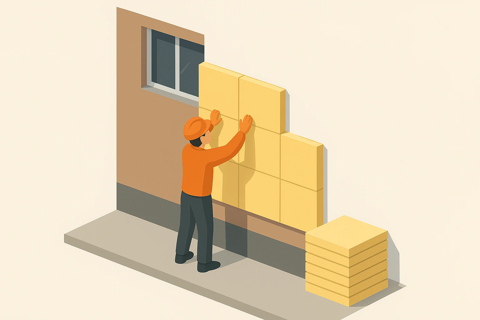 KI-generiertes Bild das ein Gebäudemodell auf einem Tisch zeigt